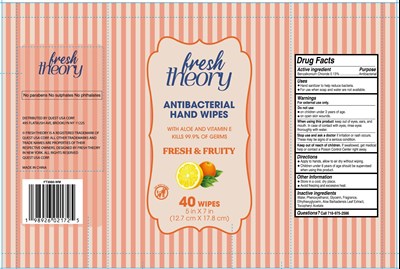 Antibacterial (Bzk Wipes Fresh And Fruit)
